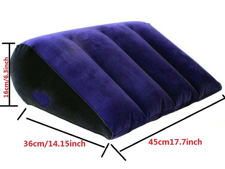 Inflatable Sex Aid Wedge Pillow Love Position Air Blow Cushion Furniture Adult Pillow Sexy Body Support Pads For Men Women