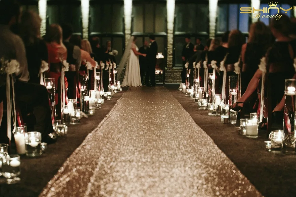 Бокал для шампанского проход ковровые дорожки 3FTx15FT ковровая дорожка для вечерние блестящие туфли ковры для свадебный венец Carprt-M1025