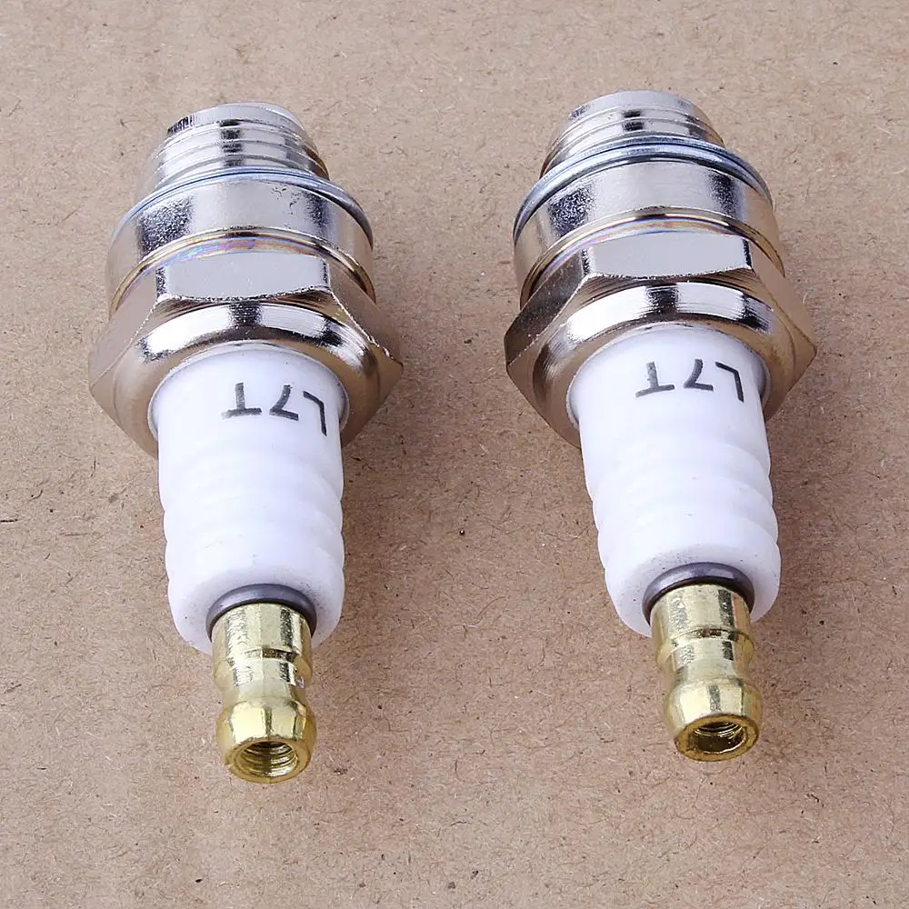 

2Pcs/lot Spark Plug Kit For 25cc 52cc 62cc Chainsaw Brush Cutter 2 Stroke Engine
