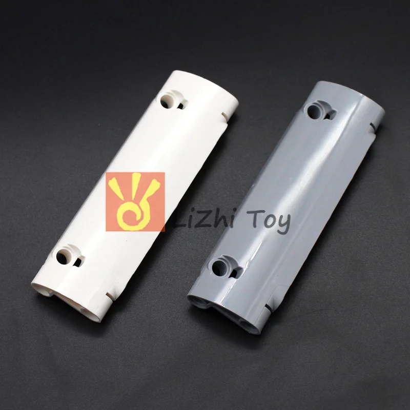 4 x 2 studless aluminum construction brick//keychain Works with Lego Technic.