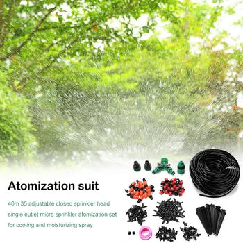 

40m 4/7 Hose Garden Plant Automatic Watering Drip Irrigation System Kits