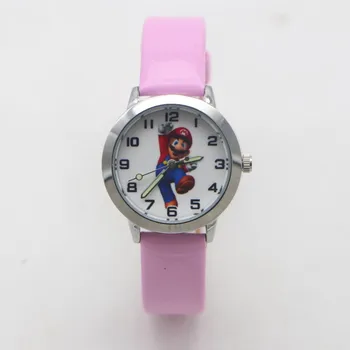 

New arrival Fashion kids cartoon super mario Lovely Watch children student girls boys gift candy Watches Reloj Mujer kol saati