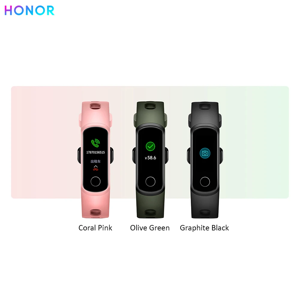 HONOR Band 5i смарт-браслет 5ATM водонепроницаемый спортивный Браслет фитнес-трекер монитор сердечного ритма во время сна умные часы для Android/iOS