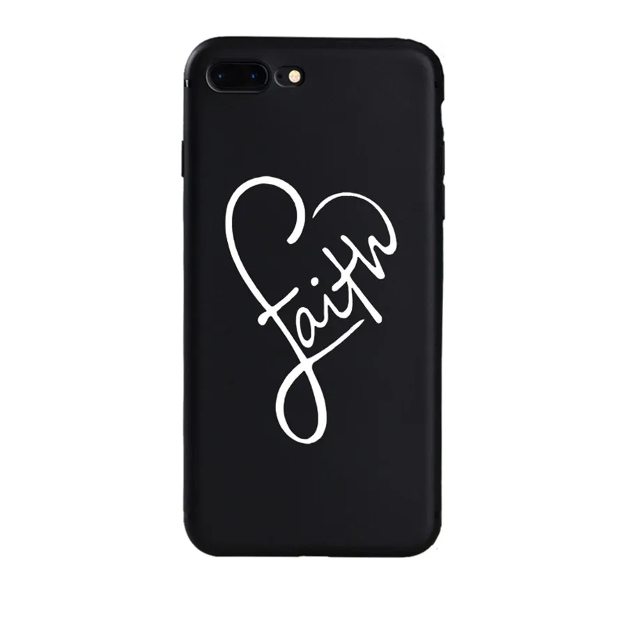 Faith христианская религиозная Подвеска "Иисус" чехол для телефона для iPhone 11 pro XR 7 Plus XS силиконовый чехол для мобильного телефона чехол для iPhone 6S 8 плюс XS Max чехол - Цвет: HSR-23477