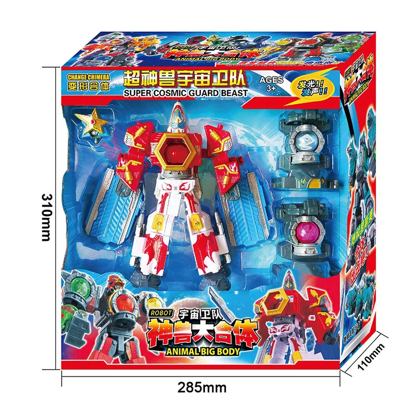 Kaizouku Sentai Gokaiger Megazords Dinosaur Rangers Assembled Robots Transformation Action Figure Deformation Toys for Children