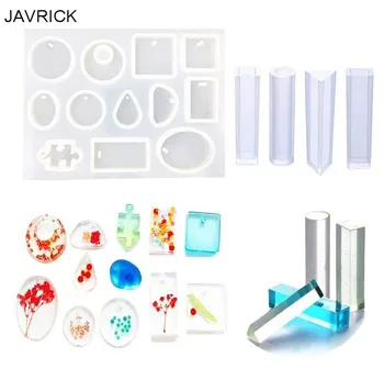 

5 Pack DIY Resin Casting Jewelry Pendant Molds Kit for Resin Jewelry Making