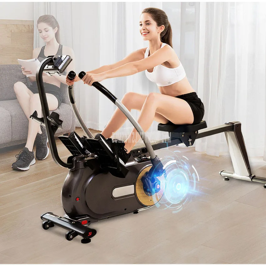  H8 Foldable Row Machine Mutifunctional Abdominal Pectoral Arm Indoor Fitness Training Equipment Mag