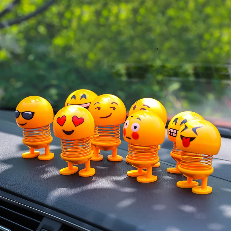 Shaking Doll Car Ornament Expression Doll Cute Cartoon Funny Expression
Shaking Head Doll Car Dashboard Decoration Accessories