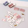 1Set Miniature Items Mini Poker Playing Cards Toys Pretend Play Poker for Barbie House 1/12 Dollhouse Decor Accessories Children 5