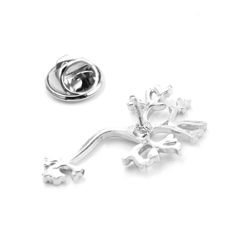 Эмалированная брошь в виде нейролога на лацкан изысканная медицинского нейрона