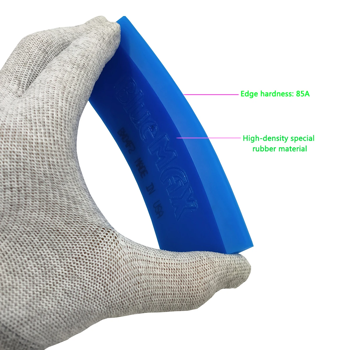 13*5cm BLUEMAX Rubber Scraper Window Squeegee Blade Glass Cleaner Vinyl Tint Tools Sticker Remover Car Cleaning Accessories car cleaning tool car wrapping scraper tool