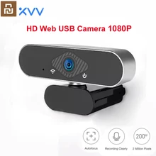 

New Xiaovv 1080P Webcam With Microphone 150 Wide Angle USB HD Camera Laptop Computer Webcast For Zoom YouTube Skype FaceTime