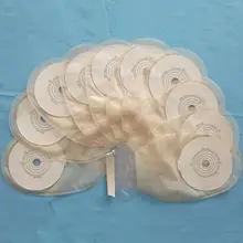 10 шт., водосточный мешок с колостомией, остомическая Стома, режущая для крепления зажимов, цельная система, подходящая для сбора экскрементов для пациентов после