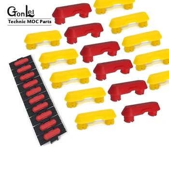 

TECHNIC PARTS 14149 Technic Rubber Foot for Chain Tread 38 Compatible with No. 14149 For Tank Caterpillar Track Bricks Toys