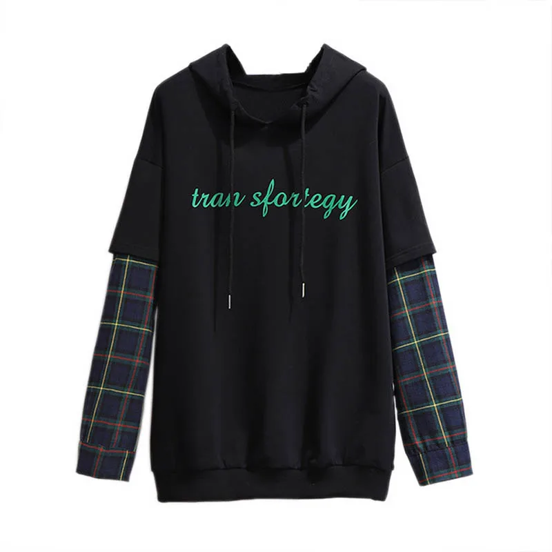 Осенняя Женская толстовка размера плюс, обхват груди 155 см, 6XL, 7XL, 8XL, 9XL, 10XL, Женская толстовка черного и красного цветов