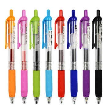 

Snowhite Rollerball Gel Pen with Quick Dry Ink 8 Fashion Colors Large Package for Office School Promotion Gift