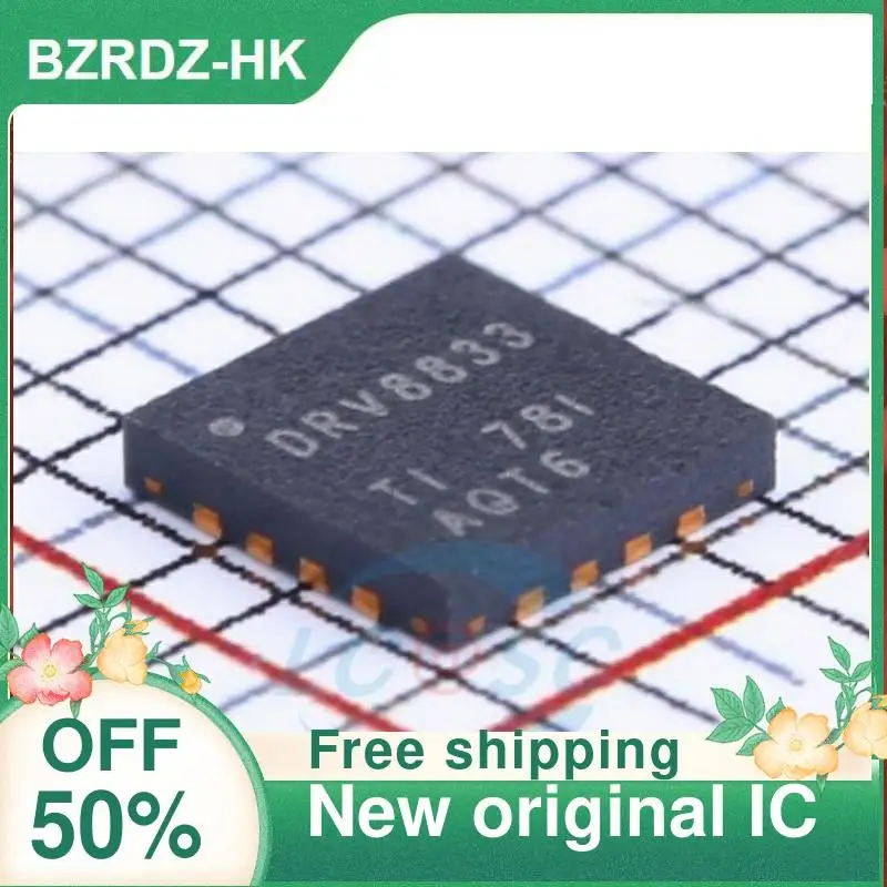 

10 шт DRV8833RTYR DRV8833 QFN-16 новый оригинальный IC