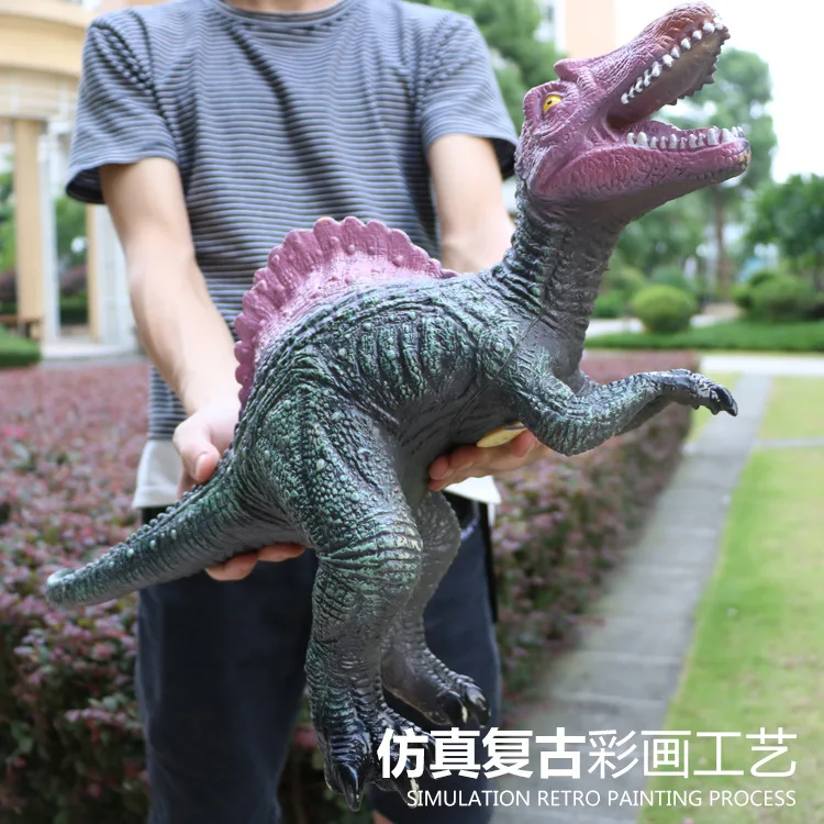 Модель мягкая игрушка динозавр Silcone Экстра большой T-Rex дети модель животного Набор 3-6-9 лет игрушка для мальчика