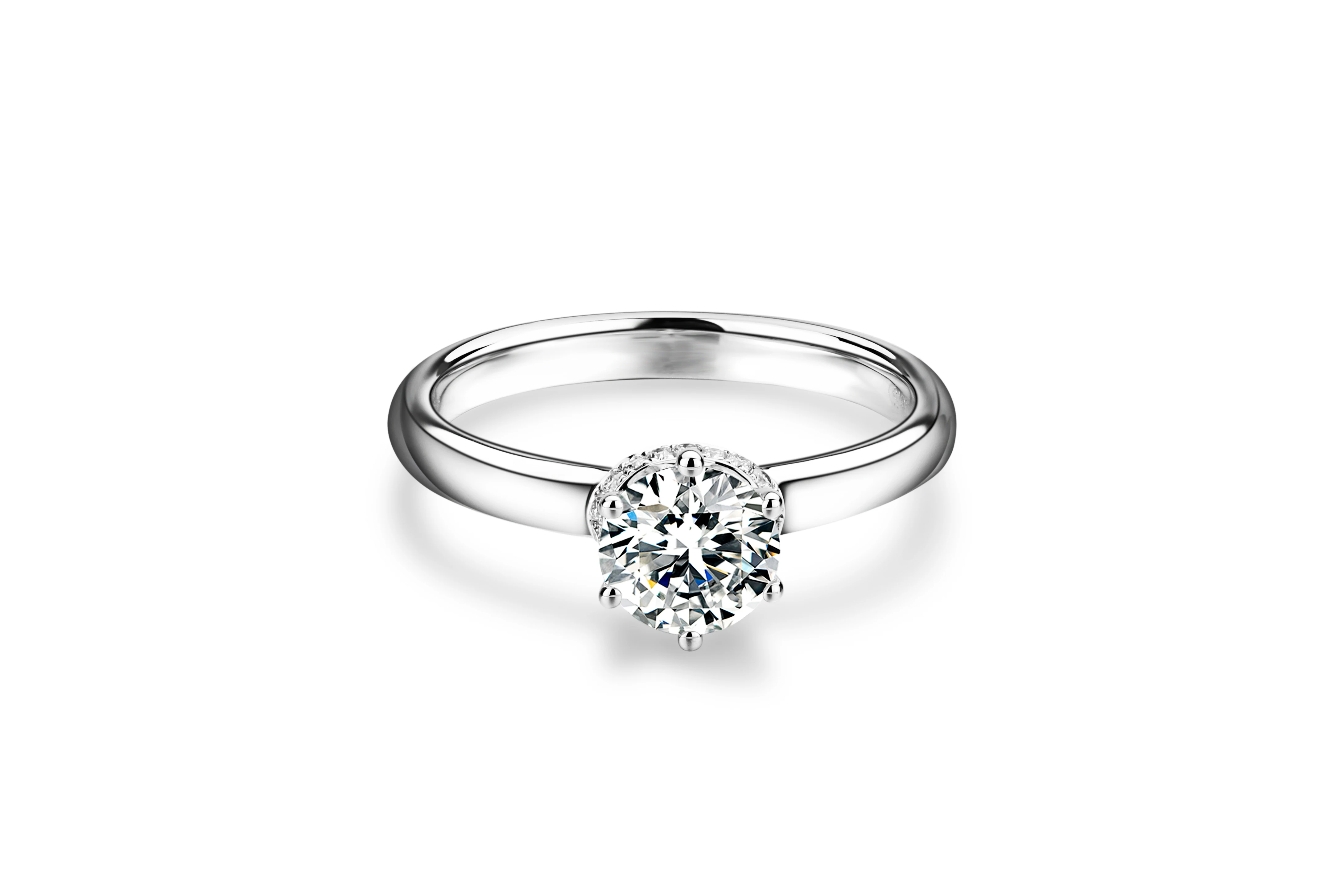 Starszuan драгоценность Высокое качество 18 К Тест Положительный 1ct Moissanite кольцо GH Moissanite кольцо романтический подарок для женщин
