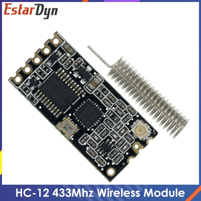 HC-12 boa qualidade 433mhz HC-12 si4463 módulo de porta serial sem fio 1000m substituir bluetooth novo