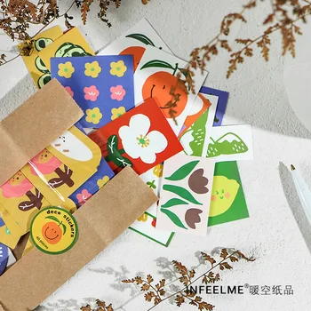 

40Pcs Vintage Animals Collection Journal Decorative Stickers Scrapbooking Stick Label Diary Album Stationery Retro Bear Sticker