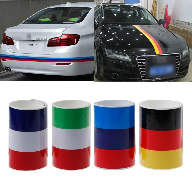 

Sports Car Body Funny Stripe Decal Vinyl Sticker For BMW Audi Skoda VW Lada Ford