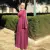 Ramadan Eid Fashion Soft Satin Dress Dubai Abaya Women Summer Long Flare Sleeve Hijab Dresses Muslim Islam Turkey Clothes Bronze
