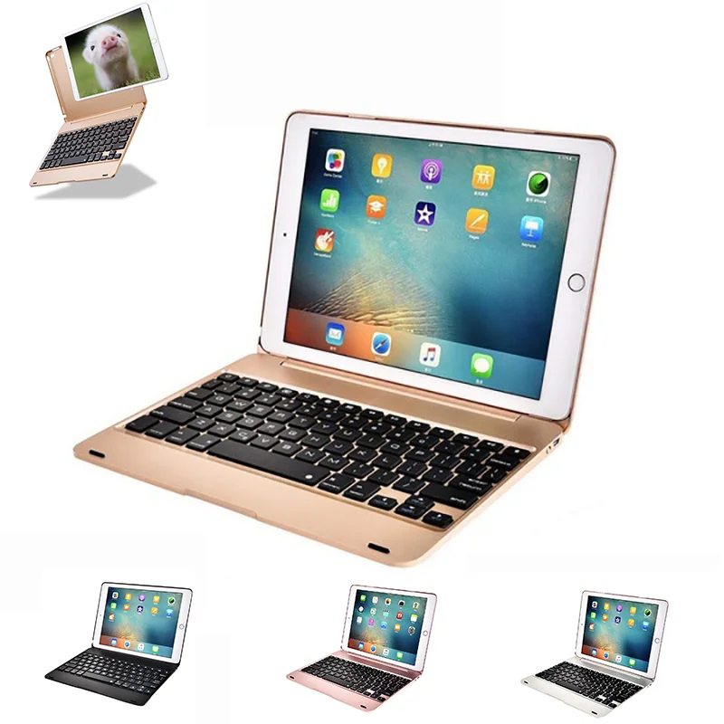 Ультратонкий многофункциональный Bluetooth флип-клавиатура для iPad Air, Air 2, Pro9.7, /9,7 дюймовый iPad