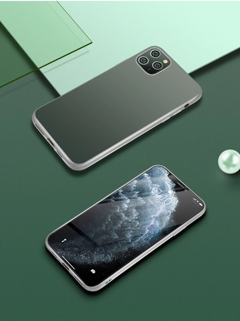 Покрытие матовый чехол для телефона для Iphone 11pro Max X XSMAX XR 78s plus 6s, TPU металлическая текстура Ультратонкий чехол для телефона