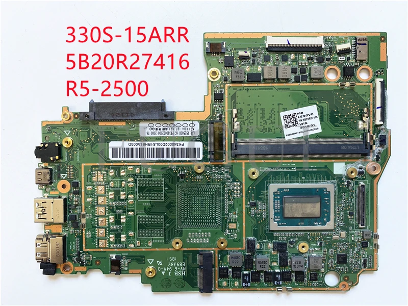 Материнская плата для ноутбука 5B20R27416 lenovo 330S-15ARR со стандартным процессором 4 Гб