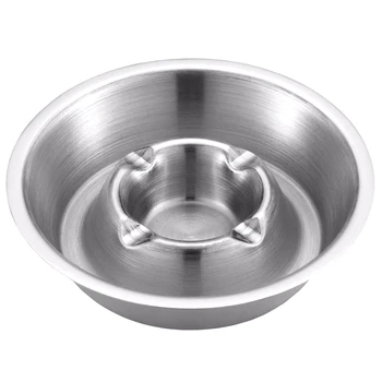 

1x Ashtray Creative Decoration Stainless Steel Ashtray Ashtray Garden Ashtray for Balcony