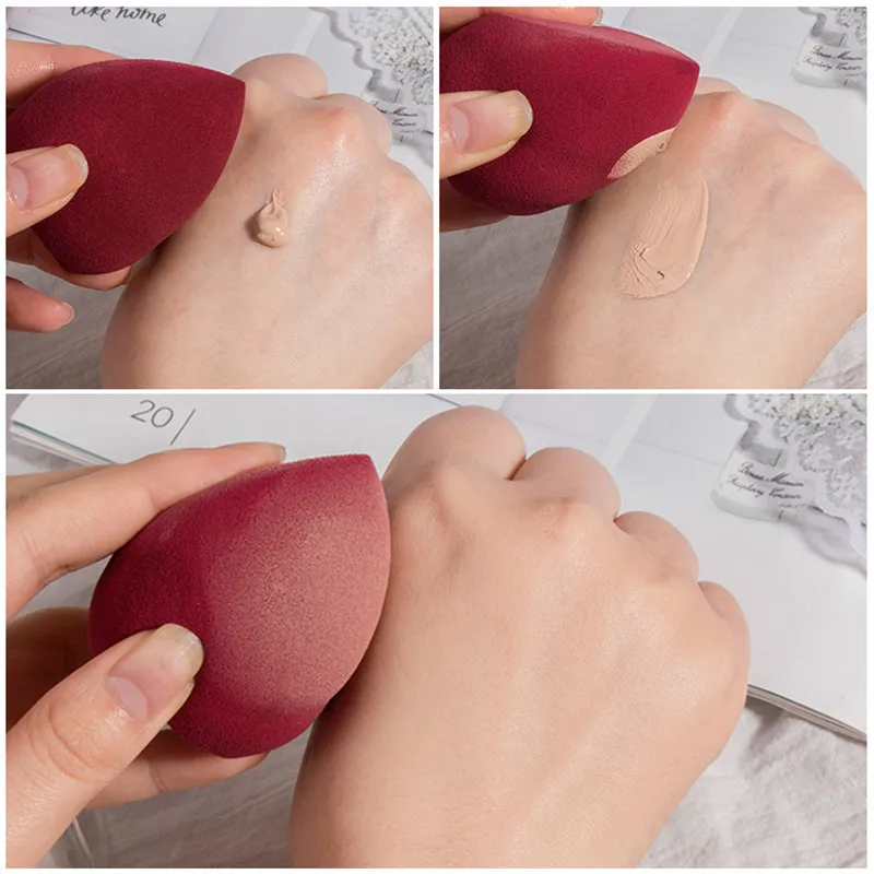 

1pc Microfiber Velvet Makeup Sponges Latex-Free Blender Sponge Foundations Powders Creams Make Up Blender Beauty Puff Tools