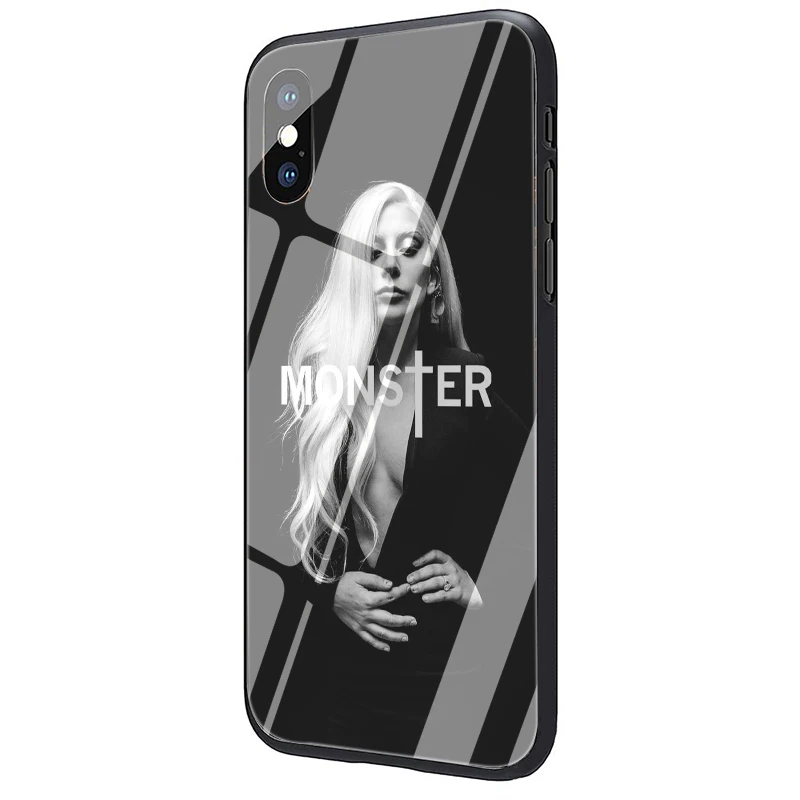 G3 Чехол для телефона EWAU Lady Gaga из закаленного стекла для iPhone 5 5S SE 6 6s 7 8 Plus X XR XS 11 pro Max - Цвет: G3