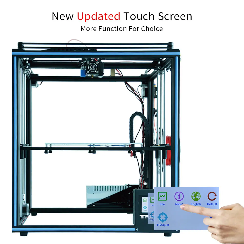 Tronxy образование 3d принтер DIY Набор Высокоточный Настольный алюминиевый профиль 3d Imprimante X1 3d машина