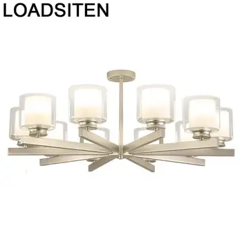 

Decoracao Para Casa Kitchen Home Touw Loft Lampadari Moderni Chandelier Deco Maison Lampara Colgante Luminaria Hanging Lamp