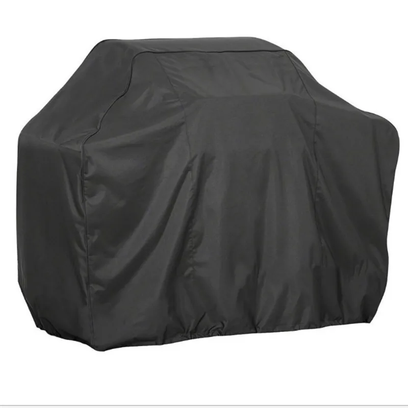 Black Waterproof BBQ Cover Grill Cover Rain Anti Dust Rain Gas Charcoal Electric Barbeque Dust Cover BBQ Accessories