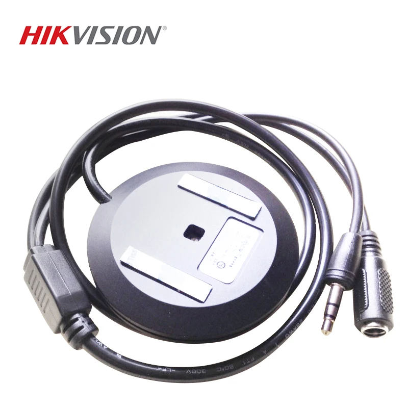 Hikvision микрофон DS-2FP2121 рабочего стола для полиции пробные голосовые доказательства прямой вставки 3,5 мм звукозаписи