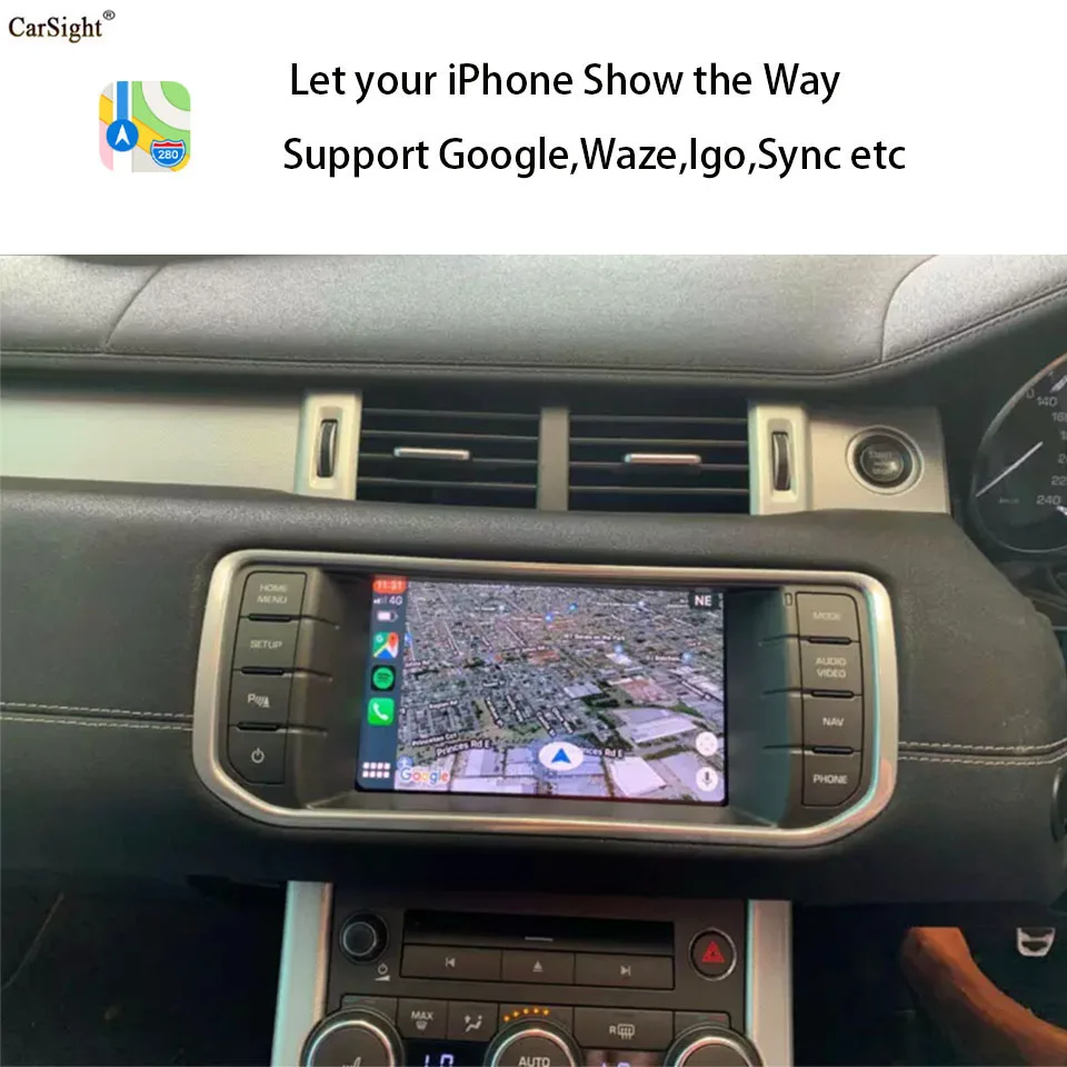 2020 Новый беспроводной Apple Carplay Android авто интерфейс декодер для Land Rover Discovery MuItimedia