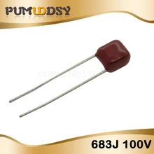 20 шт. 100V683J 68NF 0 068 мкФ Pitch 5 мм 100 в 683 CBB полипропиленовый