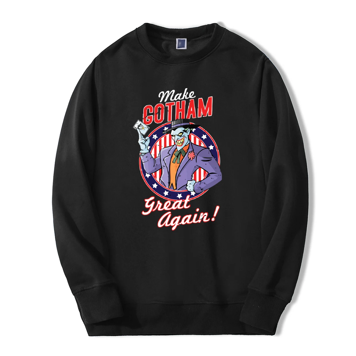 2019 Autumn Winter Men Sweatshirts Make Gotham Great Again Joker Warm Fleece Hoodies Casual fashion comic hip hop streetwear