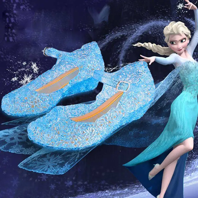 Детские сандалии с кристаллами Aisha little princess ice romance водонепроницаемая обувь
