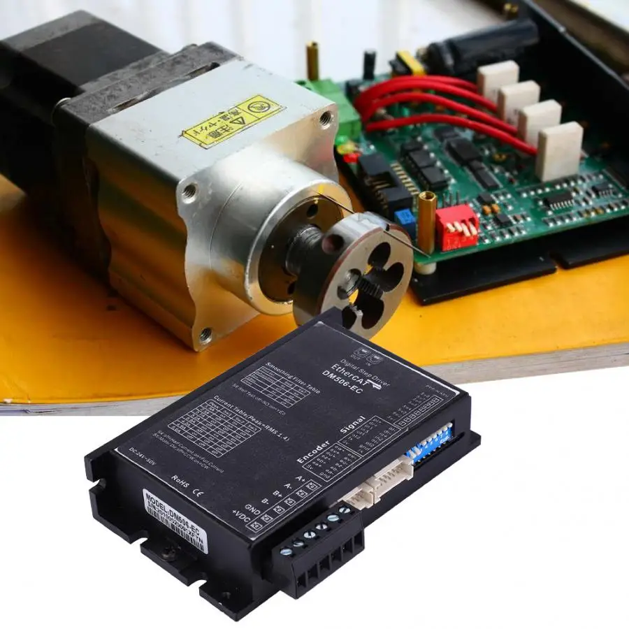 

Nema 17 23 24 34 Digital Stepper Motor Driver with EtherCAT Protocol DC24~50V 1.5~5.6A Automatic adjustment for Nema 42 56 60