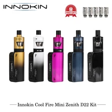 Электронные сигареты Innokin CoolFire Mini Zenith D22 40 Вт стартовый комплект VV/VW Vape испаритель комплект 1300 мАч 3 мл емкость с катушкой Plexus Z