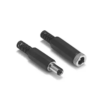 

5.5 x 2.1mm 12V DC Power Connector Screw Female Male Jack Plug Power Adapter Connector For CCTV LED Strip Controller