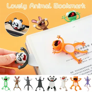 

Cartoon Animal Bookmark Creative 3d Stereo Bookmark Cute Marker Kawaii Cat Panda Bookmark Of Pages Kids Gifts School