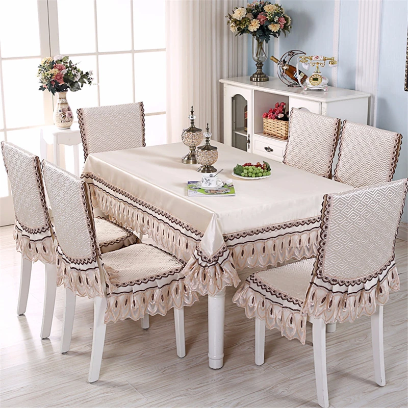 

Brief Solid Table Cloth Silk Chair Cover Seat Cushion Party Banquet Rectangle Square Tablecloth Home Wedding Decor tapetes 1 PC