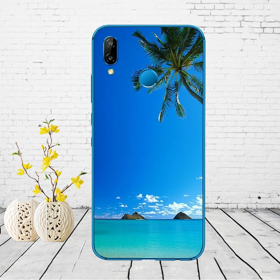 8 235DD Летняя Пляжная сцена на закате на море Пальма чехол для Huawei P9 P10 P20 P30 Lite mate 10 20 PRO lite p smart чехол - Цвет: 8