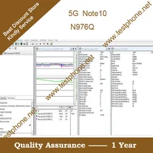 DHL+ Note10+ N976Q 5G, поддержка tems& nemo& DingLi& Porbe. Тест