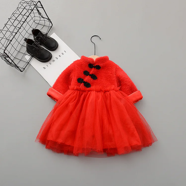 Новинка; милое осеннее платье для малышей; vestido infantil; зимнее платье для девочек; милое платье из замши с длинными рукавами для девочек; цельнокроеное Сетчатое платье; подарок