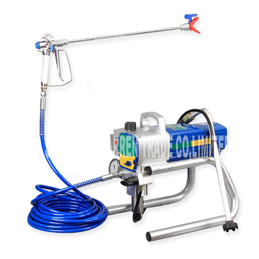 

985 220V Professional Airless Spray Gun Electric Airless Paint Sprayer Painting Machine With 50cm Extend Pole 2.4L/min 1700W